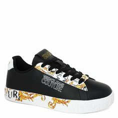 Кроссовки Versace Jeans Couture Versace Jeans Couture 74VA3SKL, размер 35, черный