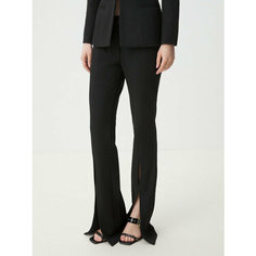 Брюки клеш Versace Jeans Couture, размер 46, черный
