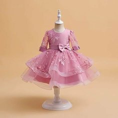Платье, размер 120, розовый Max Garment