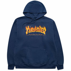 Толстовка THRASHER, размер L, , синий