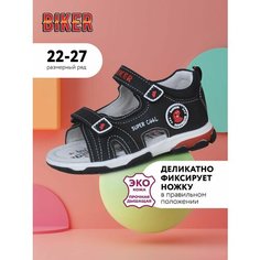 Сандалии Biker, размер 22, черный