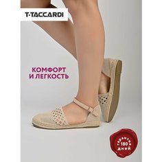 Эспадрильи T.Taccardi, размер 39, бежевый