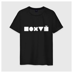 Футболка, размер 3XL, черный Нет бренда