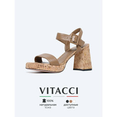 Босоножки VITACCI, размер 39, мокко