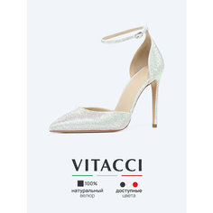 Туфли лодочки VITACCI, размер 37, серебряный