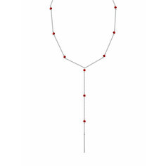 Колье Koshika, коралл, длина 41 см, красный