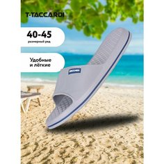 Шлёпанцы T.Taccardi, размер 40, серый