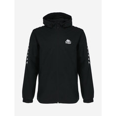 Ветровка Kappa Authentic Mens Banda Windbreaker, размер 48/50, черный