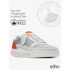Полуботинки Clarks, размер 42 EU, серый