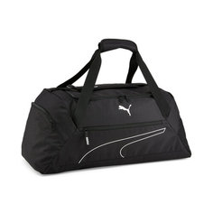 Сумка PUMA Fundamentals Sports Bag M, фактура гладкая, черный