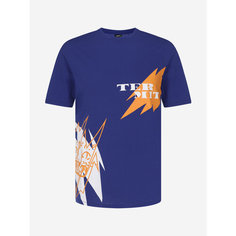 Футболка Termit Printed Mens SS T-Shirt, размер 48, темно-синий