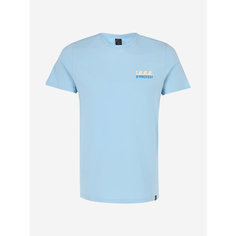 Футболка PROTEST Protest SS24 Male Placement UZ t-shirt, размер 48, голубой