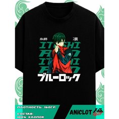 Футболка ANICLOT, размер L, черный