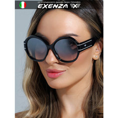 Солнцезащитные очки Exenza, белый, черный, серебряный
