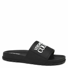 Шлёпанцы Versace Jeans Couture, размер 35, черный