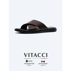 Сабо VITACCI, размер 41, темно-коричневый