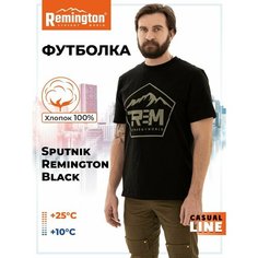 Футболка Remington, размер 48/50, черный, Black