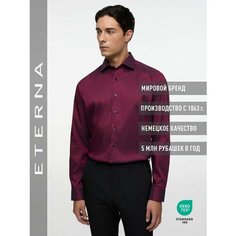 Рубашка Eterna Comfort Fit, размер 44, бордовый