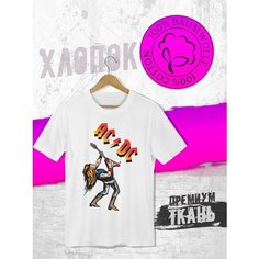 Футболка FUTBA4EVER, размер M / 46 - 48, белый