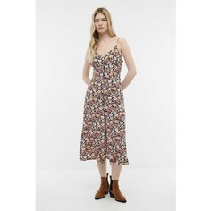 Платье Baon B4624010, размер L, dark navy printed