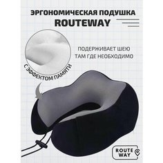 Подушка для шеи Routeway, 1 шт., размер M, черный