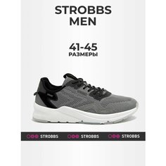 Кроссовки STROBBS Весна-лето 2025, полнота 6 (RU)/ на среднюю стопу, размер 41, gray