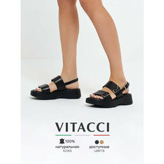 Сандалии VITACCI, размер 40, черный