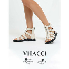 Сандалии VITACCI, размер 37, молочный