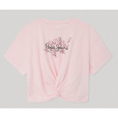 Футболка Pepe Jeans BOXY FIT, размер 8 лет, розовый