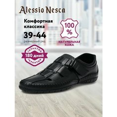 Мокасины Alessio Nesca, размер 39, черный