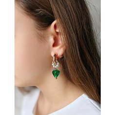 Серьги одиночные PJ Murano, муранское стекло, стекло