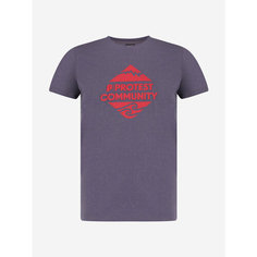 Футболка PROTEST Protest SS24 Male Neps t-shirt, размер 54, фиолетовый