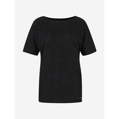 Футболка Termit Surf Female Burnout T-shirt, размер 38/40, черный