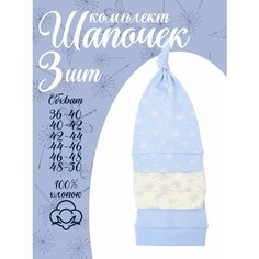 Шапка GLS garment production для мальчиков, размер 40-42, голубой