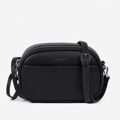 Сумка кросс-боди DAVID JONES, фактура зернистая, черный