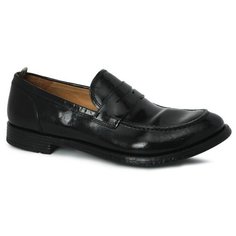 Мокасины Officine creative, размер 43.5, black