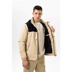 Ветровка KINGSO MENS, размер 48, бежевый/черный
