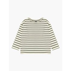 Лонгслив Mjolk, размер 116/122, серый, экрю