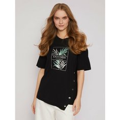 Футболка Zolla, размер M, черный