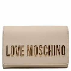Сумка клатч LOVE MOSCHINO, светло-бежевый