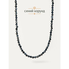 Колье BL Jewelry, корунд, длина 39 см, синий, черный