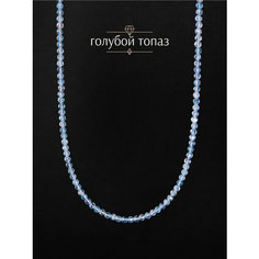Колье BL Jewelry, топаз, длина 39 см, голубой, бесцветный