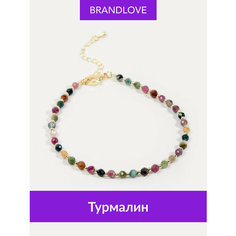 Браслет на ногу BL Jewelry, длина 21 см, 1 шт., фиолетовый, лиловый