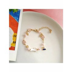 Браслет, эмаль, белый, розовый, желтый be Self True Jewel