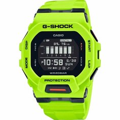 Наручные часы CASIO, черный, зеленый
