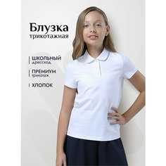 Школьная блуза LADNO Весна - лето 2025, размер 158, белый