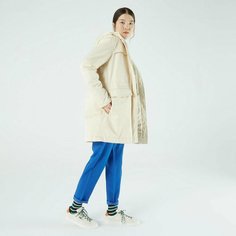 Пуховик LACOSTE, размер T36, светло-бежевый