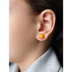Серьги PJ Murano, муранское стекло, коралловый