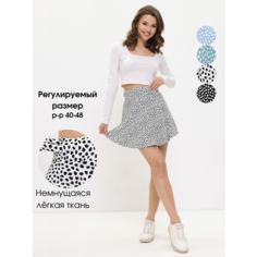 Юбка SPESPOP, размер 40-48, белый/черный