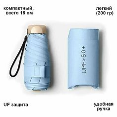 Мини-зонт DOMzone, голубой